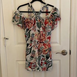 Club Monaco Floral Ruffle Romper